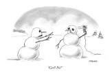 "Carl! No!" - New Yorker Cartoon Premium Giclee Print by Pat Byrnes