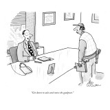 "Get down to sales and move the goalposts." - New Yorker Cartoon Premium Giclee Print by Leo Cullum