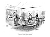 "Howard works from home." - New Yorker Cartoon Premium Giclee Print by Lee Lorenz