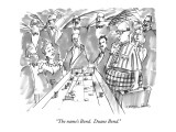 "The name's Bond.  Duane Bond." - New Yorker Cartoon Premium Giclee Print by Michael Crawford