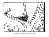 "We had these twigs flown in from Italy." - New Yorker Cartoon Premium Giclee Print by Bruce Eric Kaplan