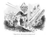 "Forgive the mess.  Warren just put everything into cash." - New Yorker Cartoon Premium Giclee Print by Lee Lorenz