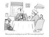 "Must you precede everything you say with 'This is your captain speaking'?…" - New Yorker Cartoon Premium Giclee Print by Leo Cullum