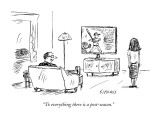 "To everything there is a post-season." - New Yorker Cartoon Premium Giclee Print by David Sipress