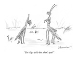 "You slept with her, didn't you?" - New Yorker Cartoon Premium Giclee Print by Danny Shanahan