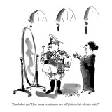 "Just look at you! How many ex-dictators can still fit into their dictator…" - New Yorker Cartoon Premium Giclee Print by Donald Reilly