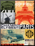 Paris Mounted Print by Gabi Beneyto