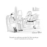 "Do people ever really know each other? No. That's why they get married—to… Premium Giclee Print by Victoria Roberts