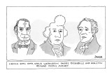 Lincoln Goes Goth While Washington Favors Rockabilly and Hamilton Remains… - New Yorker Cartoon Premium Giclee Print by Jack Ziegler