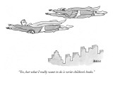 "Yes, but what I really want to do is write children's books." - New Yorker Cartoon Premium Giclee Print by Jack Ziegler