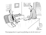 "Encouraging dissent is a good way of finding out who the traitors are." - New Yorker Cartoon Premium Giclee Print by Leo Cullum