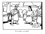 "It's a cookout—act stupid!" - New Yorker Cartoon Premium Giclee Print by Bruce Eric Kaplan