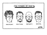 Adolescence, Adulthood, Maturity, Denial - New Yorker Cartoon Premium Giclee Print by Ward Sutton