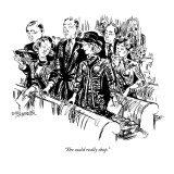 "She could really shop." - New Yorker Cartoon Premium Giclee Print by William Hamilton