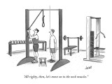 "All righty, then, let's move on to the neck muscles." - New Yorker Cartoon Premium Giclee Print by Tom Cheney