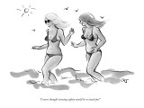 "I never thought turning eighty would be so much fun!" - New Yorker Cartoon Premium Giclee Print by Carolita Johnson