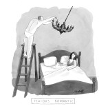 "Tedious Romantic" - New Yorker Cartoon Premium Giclee Print by Marshall Hopkins