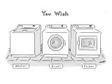 "You Wish" - New Yorker Cartoon Premium Giclee Print by Kim Warp