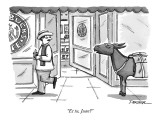 "Et tu, Juan?" - New Yorker Cartoon Premium Giclee Print by C. Covert Darbyshire