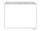 Title over empty cartoon frame reads, 'Please Enjoy this Culturally, Ethni… - New Yorker Cartoon Premium Giclee Print by Michael Shaw
