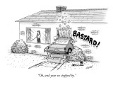 "Oh, and your ex stopped by." - New Yorker Cartoon Premium Giclee Print by Tom Cheney