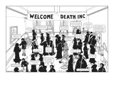 "Welcome Death, Inc." - New Yorker Cartoon Premium Giclee Print by Alex Gregory