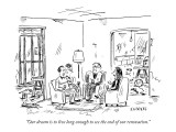 "Our dream is to live long enough to see the end of our renovation." - New Yorker Cartoon Premium Giclee Print by David Sipress