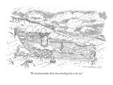 "We should probably think about heading back to the city." - New Yorker Cartoon Premium Giclee Print by Michael Crawford