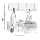 "You should relax less." - New Yorker Cartoon Premium Giclee Print by Danny Shanahan