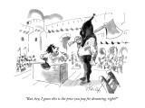 "But, hey, I guess this is the price you pay for dreaming, right?" - New Yorker Cartoon Premium Giclee Print by Donald Reilly