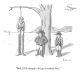 "Well, I'll be danged—he's got accordion boots." - New Yorker Cartoon Premium Giclee Print by Zachary Kanin