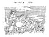 "The Participatory Blues" - New Yorker Cartoon Premium Giclee Print by Michael Crawford