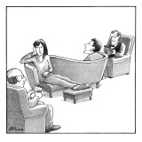 couples therapy - New Yorker Cartoon Premium Giclee Print by Harry Bliss