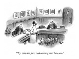 "Hey, investor fears need calming over here, too." - New Yorker Cartoon Premium Giclee Print by Frank Cotham