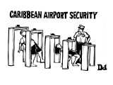 Caribbean Airport Security - New Yorker Cartoon Premium Giclee Print by Drew Dernavich
