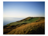 Whistling Straits Golf Club, Hole 13, coastline Premium Photographic Print by Stephen Szurlej