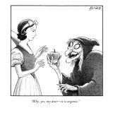 "Why, yes, my dear—it is organic." - New Yorker Cartoon Premium Giclee Print by Harry Bliss