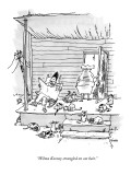 "Wilma Kooney strangled on cat hair." - New Yorker Cartoon Premium Giclee Print by George Booth