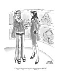"They finally found my lost luggage from 1972." - New Yorker Cartoon Premium Giclee Print by Marisa Acocella Marchetto