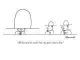 "All hat and no cattle but, my god, what a hat." - New Yorker Cartoon Premium Giclee Print by Charles Barsotti
