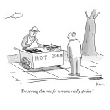 "I'm saving that one for someone really special." - New Yorker Cartoon Premium Giclee Print by Zachary Kanin