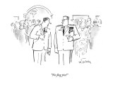 "No flag pin!" - New Yorker Cartoon Premium Giclee Print by Mike Twohy