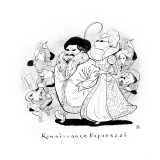 Renaissance Paparazzi - New Yorker Cartoon Premium Giclee Print by Steve Brodner