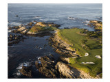 Cypress Point Gol Course Hole 16 and 17 Premium Photographic Print by Stephen Szurlej