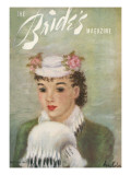 Brides Cover - October, 1945 Premium Giclee Print by Hulda 