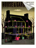 House & Garden Cover - March, 1938 Premium Giclee Print by Bobri 