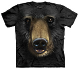 Black Bear Face T-paita