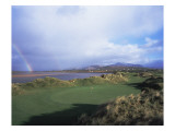 Waterville Golf Club rainbow Premium Photographic Print by Stephen Szurlej