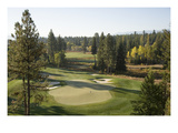 Osprey Meadows Golf Course, Hole 18 Premium Photographic Print by Stephen Szurlej