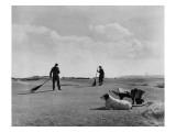 Old Course St. Andrews Greenskeepers Premium Photographic Print by Unknown Unknown